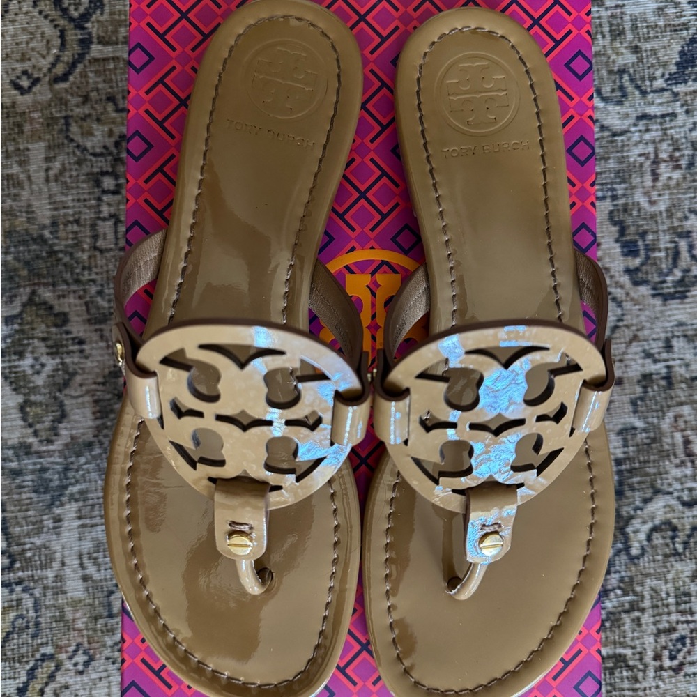 Tory Burch Tan Miller Sandals